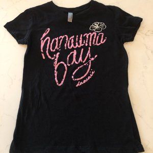 Black Hanauma Bay Hawaii T-Shirt